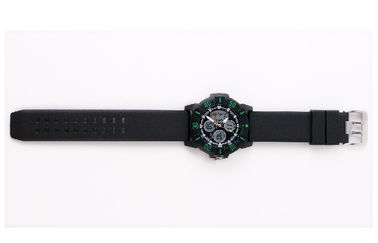Leisure Unisex EL Backlight 5 ATM Analog Digital Wrist Watch With Rotating Bezel