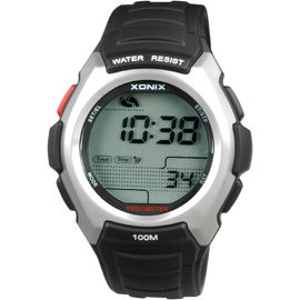 Calorie Pedometer Watches For Women Step Counter / Digital Quartz Wristwatch