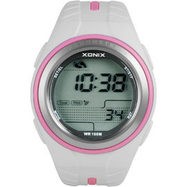 Gents Calorie Pedometer Watches For Walking / Step Counter Watches