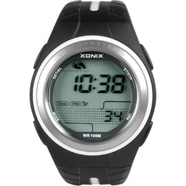 Gents Calorie Pedometer Watches For Walking / Step Counter Watches