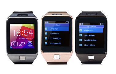 Multi - Language Bluetooth Version 3.0 Wrist Cell Phone Smart Watch With Sim Card