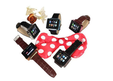 Wireless Bluetooth Smart Watch Phone Manufacturer Metal Casing Leather Strap