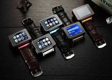 Wireless Bluetooth Smart Watch Phone Manufacturer Metal Casing Leather Strap