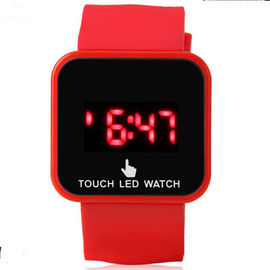 Purple LED Digital Wrist Watch For Girl Plastic Case + Silicone Wristband OEM ODM