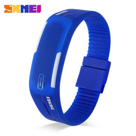 Small LED Digital Wrist Watch EL Backlight With Softable PU Band