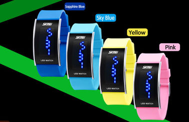 Unisex LED Digital Wrist Watch , Water Resistant Electronic Watch