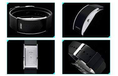 Unisex LED Digital Wrist Watch , Water Resistant Electronic Watch