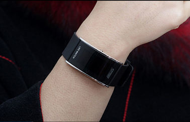 Unisex PU Band LED Digital Wrist Watch 3 ATM Water Resistant