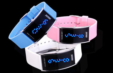 Unisex PU Band LED Digital Wrist Watch 3 ATM Water Resistant