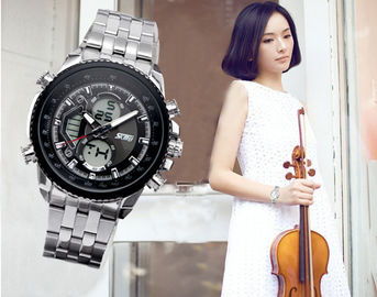 Water Resistant Luxury Business Wrist Watch Japan Quartz Movt For Man