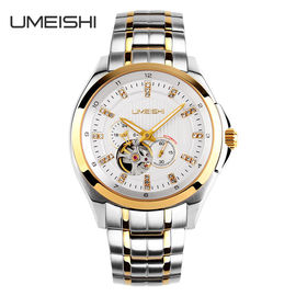Machine Automatic Metal Strap Watch Men Smart Luxury Skeleton Visiable Structure
