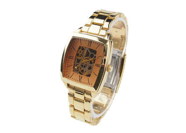 Vogue Unisex Quartz Analog Display Metal Strap Watch With Stainless Steel Case