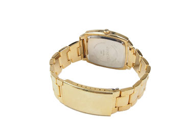 Vogue Unisex Quartz Analog Display Metal Strap Watch With Stainless Steel Case