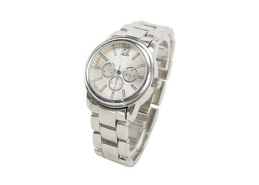 Stainless Steel Silvey Thin Metal Strap Watch , Quartz Mens Wrist Watches