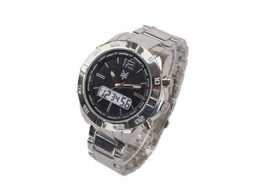 Costom 3 ATM Waterproof Business Man Metal Strap Watch Alloy Case CE RoHS
