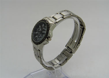 Luminous hands Business Metal Japan Analog Quartz Watch with domed glass