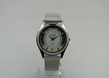 Steel ribbon strap Metal Strap Watch with Japanese analog quartz movement