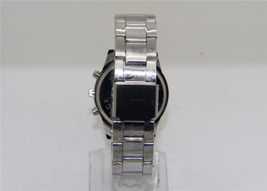 Zinc Alloy Round Metal Wrist Watch Analog with stainless steel strap