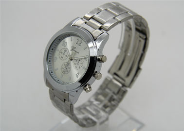 Zinc Alloy Round Metal Wrist Watch Analog with stainless steel strap
