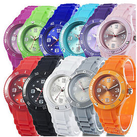 Promotional Custom Unisex Silicone strap Watch Bracelet  43MM With Adjudable Strap