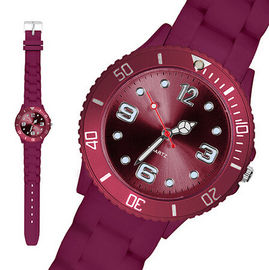 Promotional Custom Unisex Silicone strap Watch Bracelet  43MM With Adjudable Strap