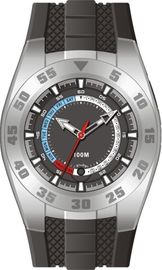 Silicon Strap Self Calibrating Watches , Coolest Digital Watches Dual Time Zone