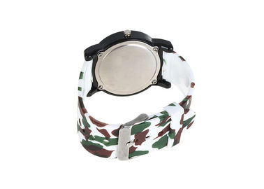 3 ATM Waterproof ABS Case Printing PU Strap Plastic Watch Stainless Steel Case Back