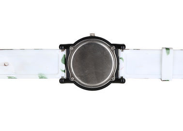 3 ATM Waterproof ABS Case Printing PU Strap Plastic Watch Stainless Steel Case Back