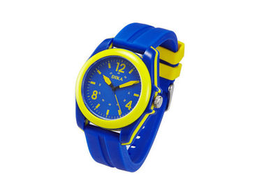 Promotional Colorful Plastic Quartz Watch With PMMA Face , Wrist Watches For Boys