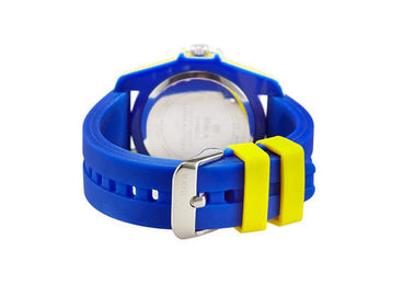Promotional Colorful Plastic Quartz Watch With PMMA Face , Wrist Watches For Boys