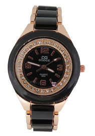 Analog Display Black Japan Movt Quartz Watch Trendy Unisex Wrist Watches