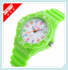 ATM Water Resistant Plastic Quartz Watch With Japan Movement / Battery