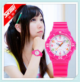 ATM Water Resistant Plastic Quartz Watch With Japan Movement / Battery