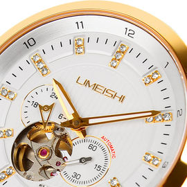 Men 100M Water Resistant Stainless Steel Mechanical Watch Branded Sapphire Glass