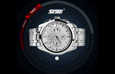 Mens Stainless Steel Quartz Watch 