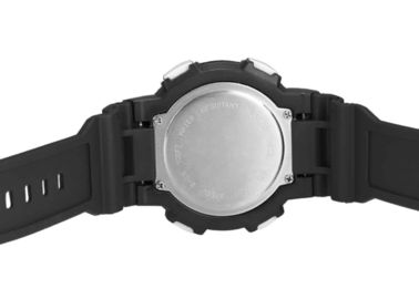 OEM LCD Waterproof Sport Watch With Chronograph , Radium , Alarm