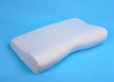 Customized Logo White Wavy Pillow For Sleepless People / Cervical Spondylosis