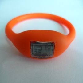 Flexible Silicone Wristband Watch