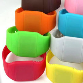 Kids Gift Touch Screen Led Silicone Wristband Watch , Silicone Sports Watch
