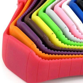Kids Gift Touch Screen Led Silicone Wristband Watch , Silicone Sports Watch