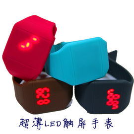 Custom Mens Sports Silicone Touch Screen LED Watch Colorful Lightweight