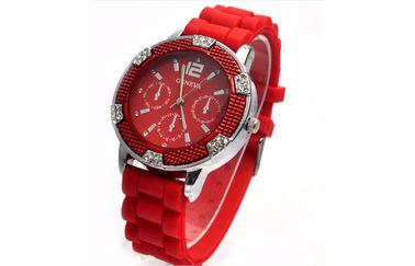 Wheel Shape Silicone Wristband Watch 3 ATM Shockproof Girls Watches