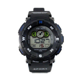 Black Multifunction Digital Watches Alarm Clock with Day and Date For Kids