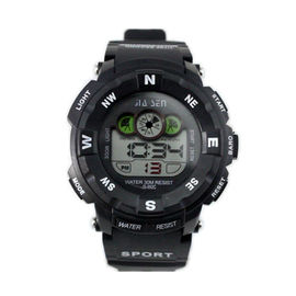 Black Multifunction Digital Watches Alarm Clock with Day and Date For Kids