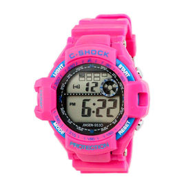 Silicone Waterproof Multifunction Digital Sports Watches Mens Quartz Wrist Watch