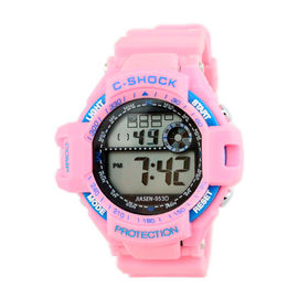 Silicone Waterproof Multifunction Digital Sports Watches Mens Quartz Wrist Watch