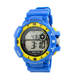 Colorful PVC Band Multifunction Digital Ladies Wrist Watch Professional