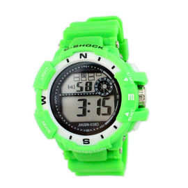 Colorful PVC Band Multifunction Digital Ladies Wrist Watch Professional