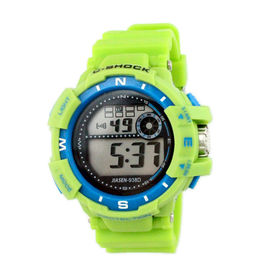 Colorful PVC Band Multifunction Digital Ladies Wrist Watch Professional