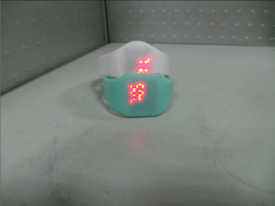 Customized Color Silicone Wristband Watch Led Touch Screen Watch With Stopwatch